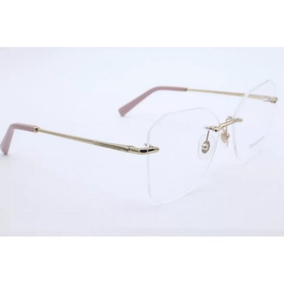 New TIFFANY & CO TF 1150 6021 Silver Pink Cat Eye Women's Eyeglasses 55mm - Picture 4 of 6